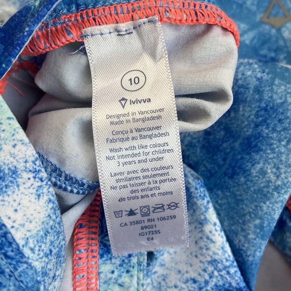 Ivivva tank top racerback laser cut vented lace edging size 10 - Picture 6 of 8